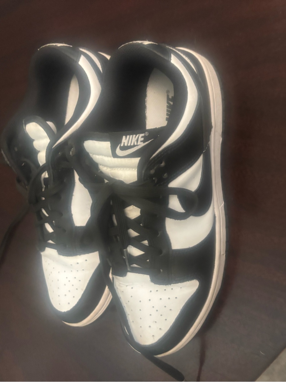 Nike Black and White Women’s Low-Top Sneakers